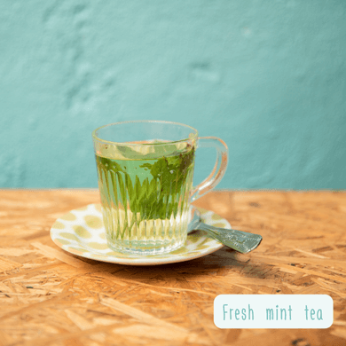 Fresh mint tea